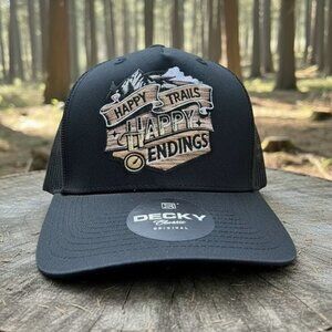 Happy Trails, Happy Endings Trucker Hat